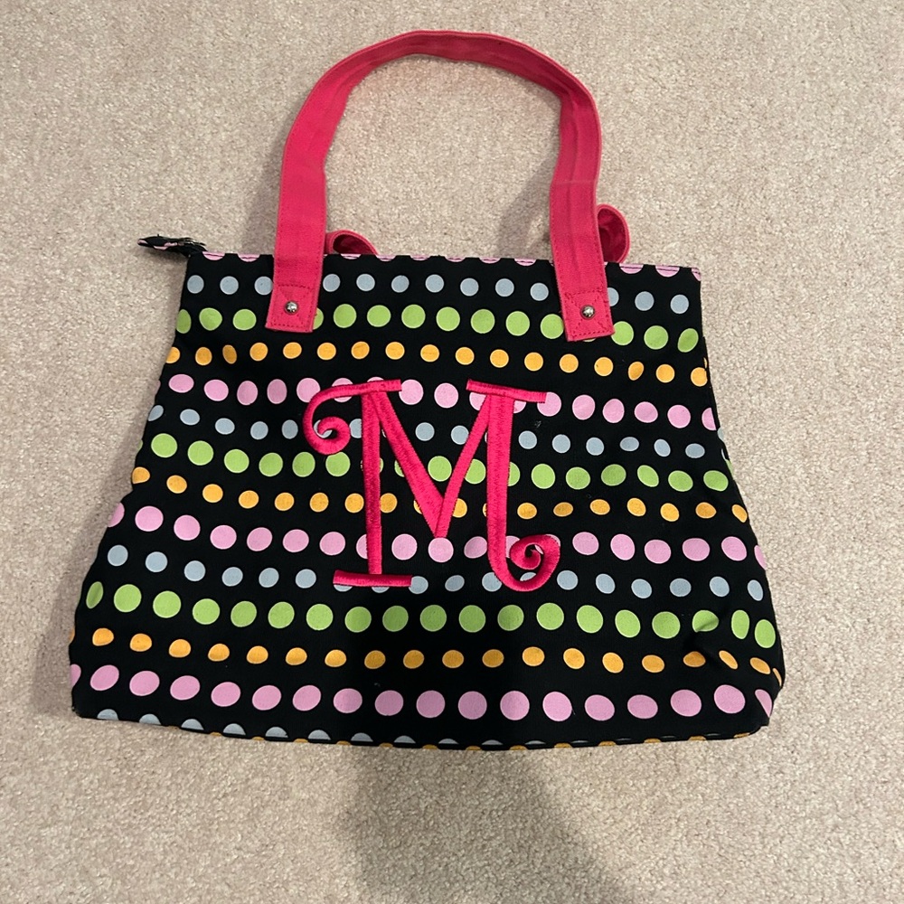 Initial Tote Bag